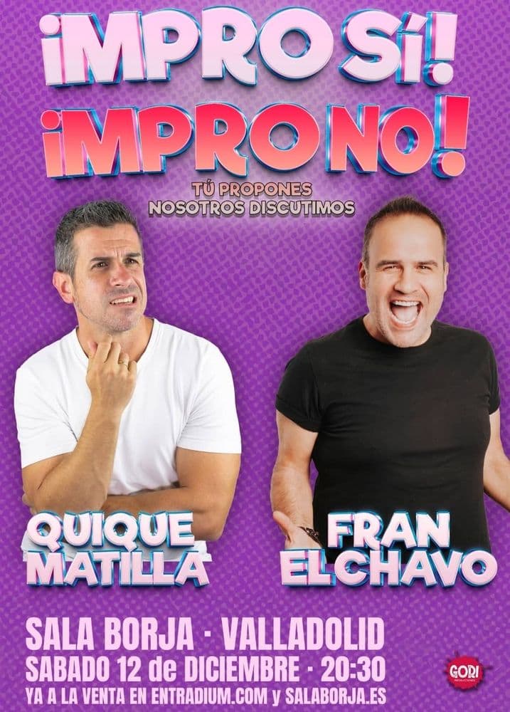 Imagen de ¡Impro sí! ¡Impro no! Quique Matilla y Fran el Chavo.