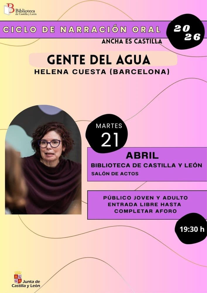 Imagen de Ciclo de Narración Oral: Gente del agua, con Helena Cuesta