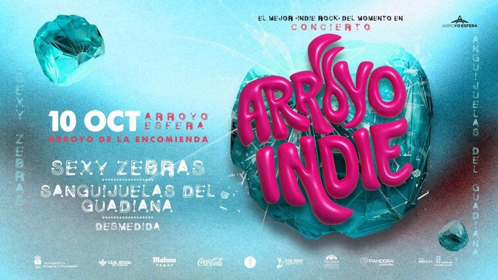 Imagen de Arroyo Indie: Sexy Zebras + Sanguijuelas del Guadiana + Desmedida