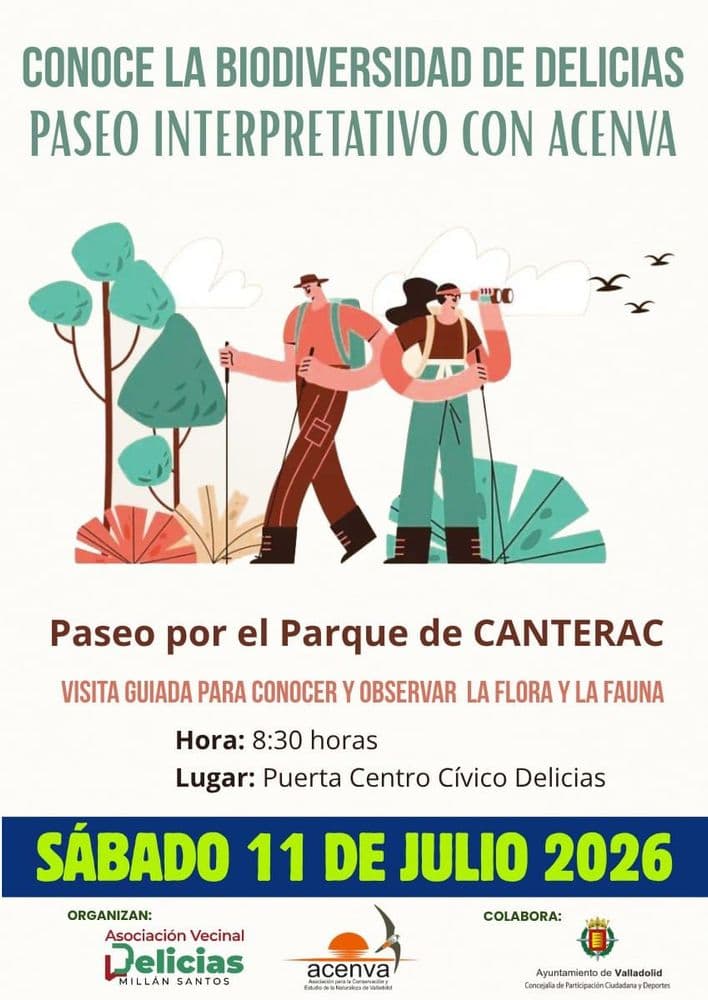 Imagen de Paseo por el Parque de Canterac. Visita guiada para conocer y observar la flora y la fauna.