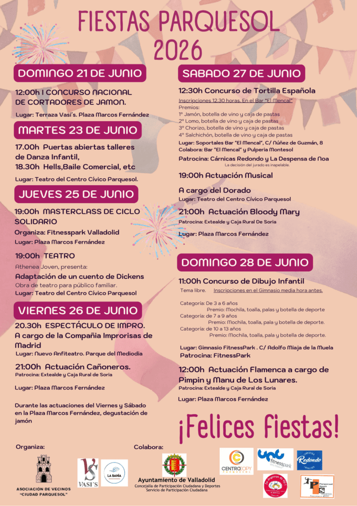 Imagen de Fiestas Parquesol 2026
