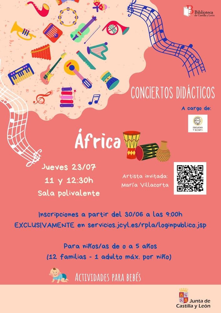 Imagen de Conciertos y talleres didácticos para bebés. África
