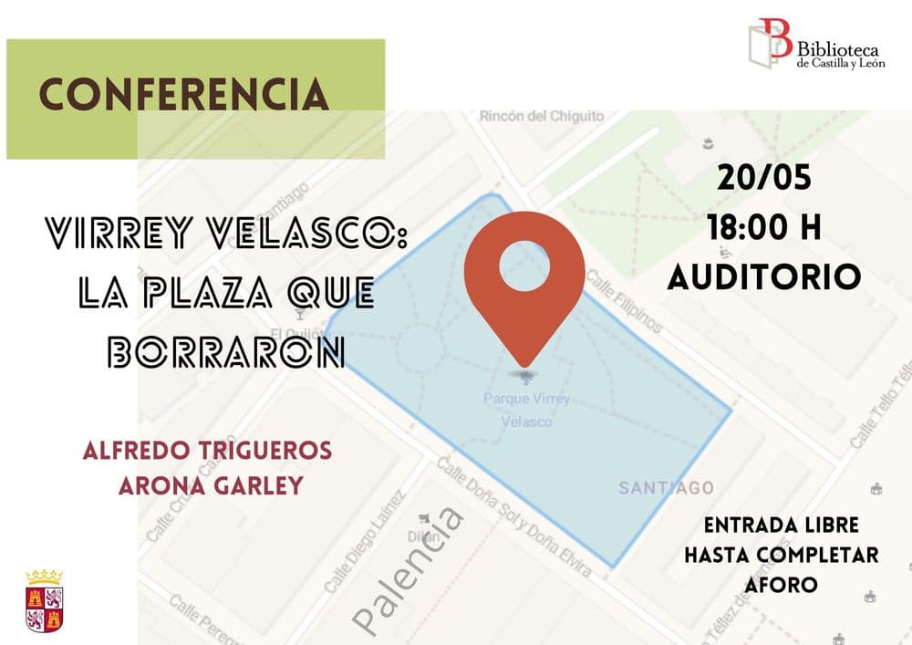 Imagen de Conferencia "Virrey Velasco, la plaza que borraron", con Alfredo Trigueros y Arona Garley
