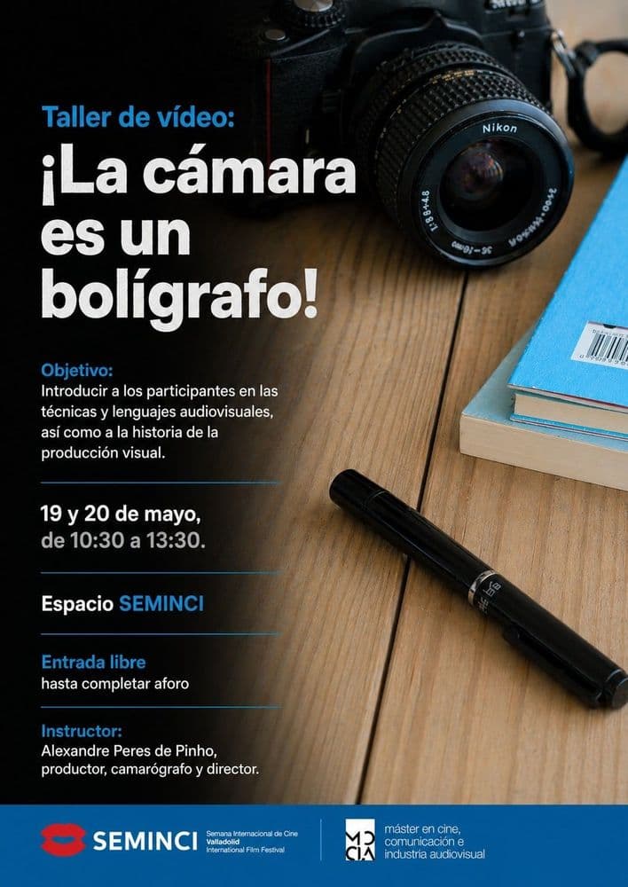 Imagen de La cámara es un bolígrafo - Taller de video impartido por Alexandre Peres de Pinho