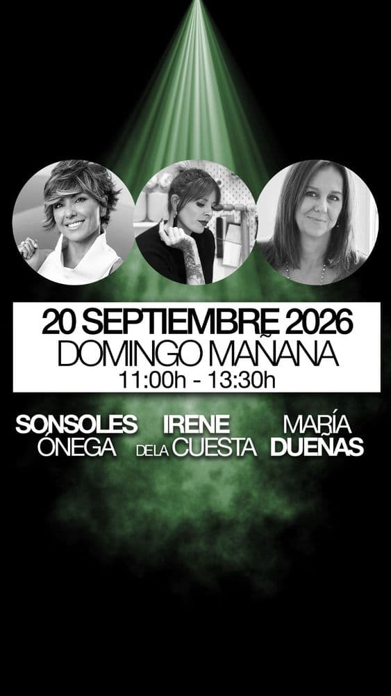 Imagen de María Dueñas, Sonsoles Ónega e Irene De La Cuesta
