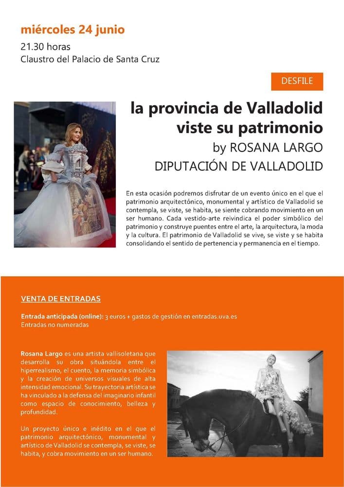 Imagen de Desfile Rosana Largo. La provincia de Valladolid viste su patrimonio