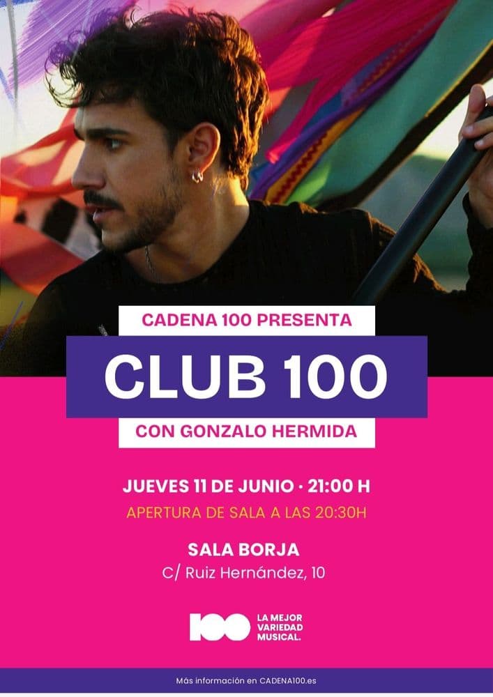 Imagen de Cadena 100 presenta CLUB 100 con Gonzalo Hermida