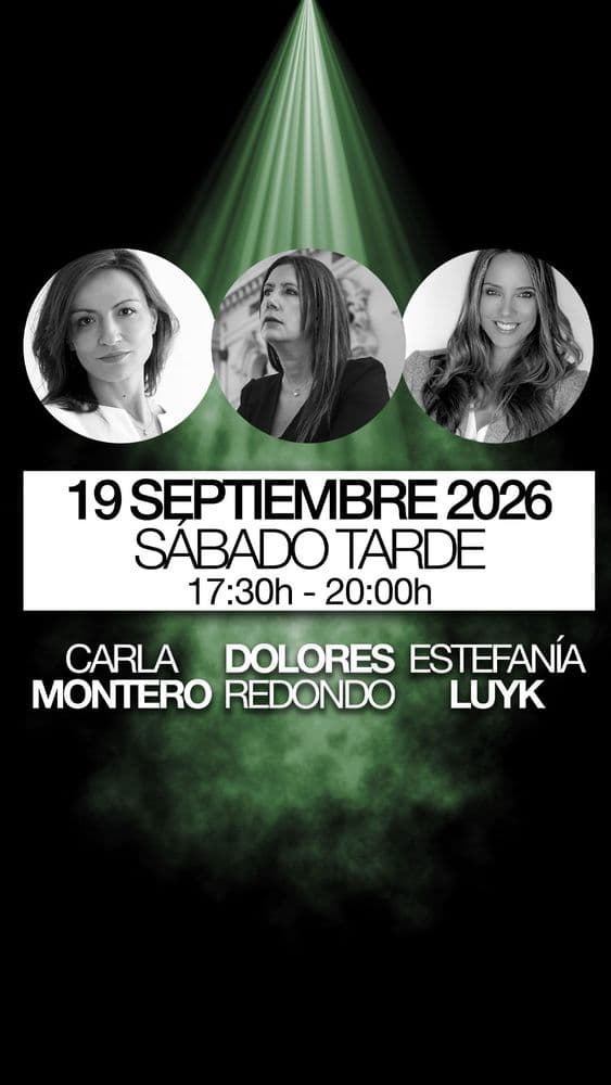 Imagen de Carla Montero, Dolores Redondo y Estefanía Luyk