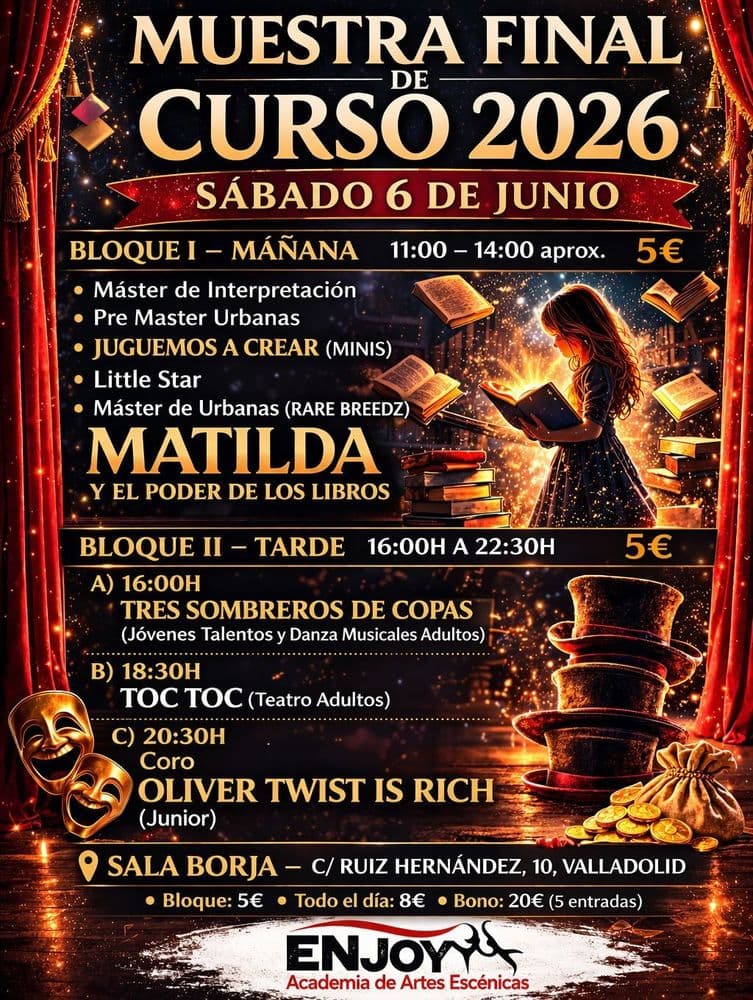 Imagen de Muestra final de curso de la Academia de Artes Escénicas ENJOY