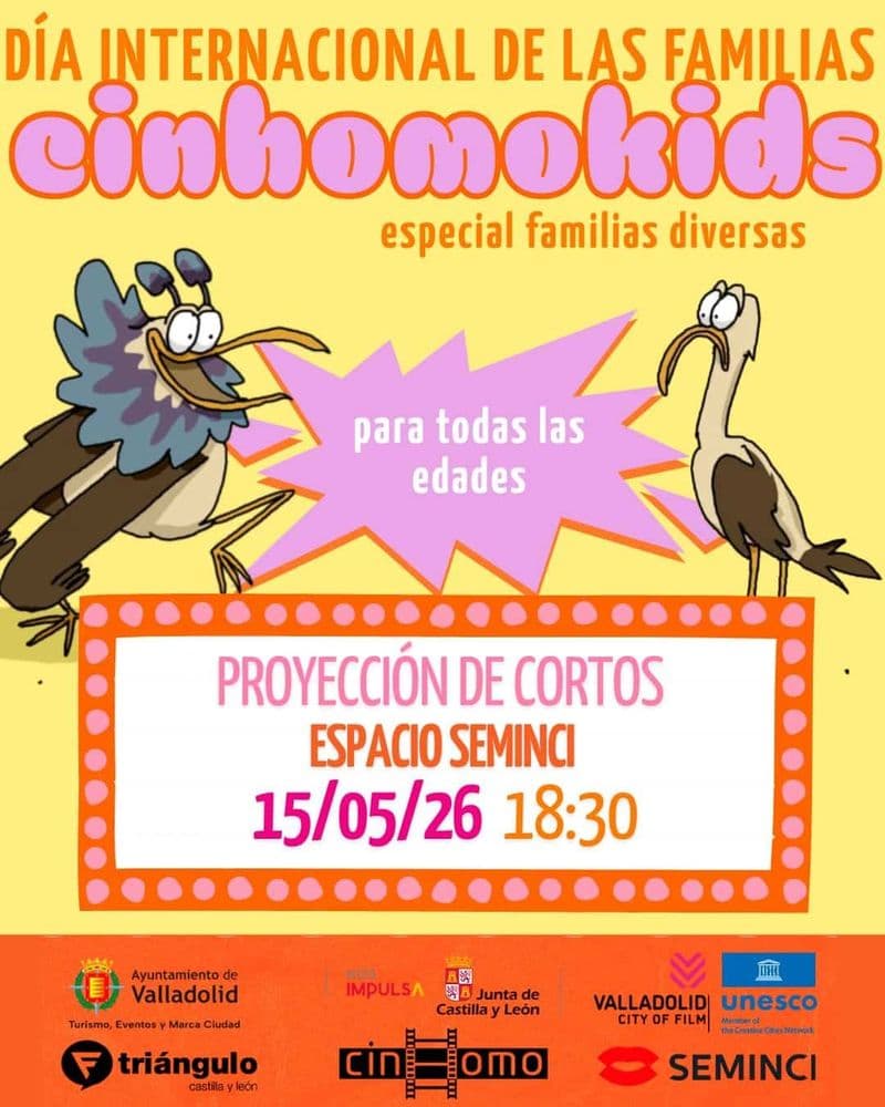 Imagen de Día Internacional de las familias - CINHOMO Kids: cortos LGTBIQ+ para peques y sus familias