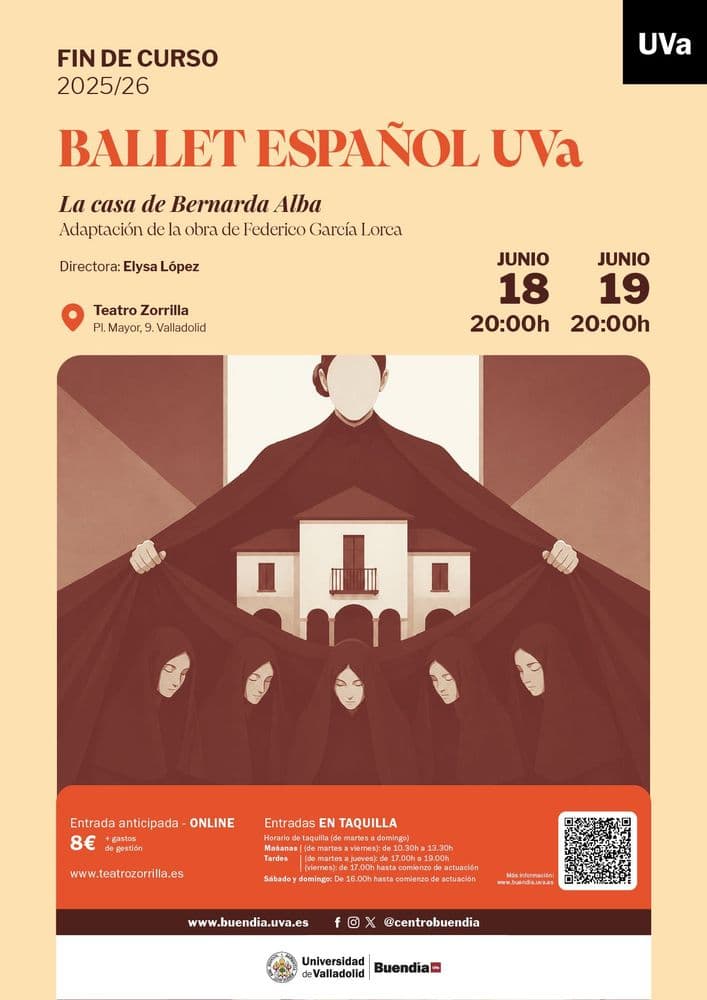 Imagen de Ballet Español UVa. Adaptación de "La casa de Bernarda Alba" de Federico García Lorca.