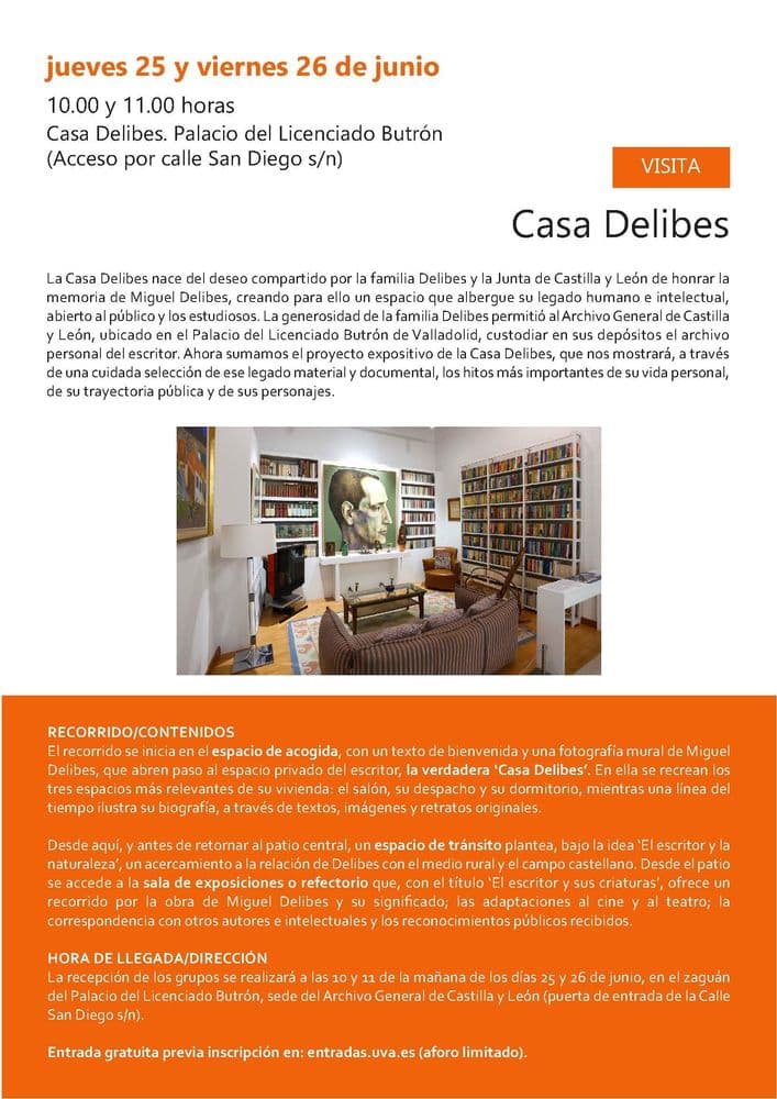 Imagen de Visita a la casa Delibes
