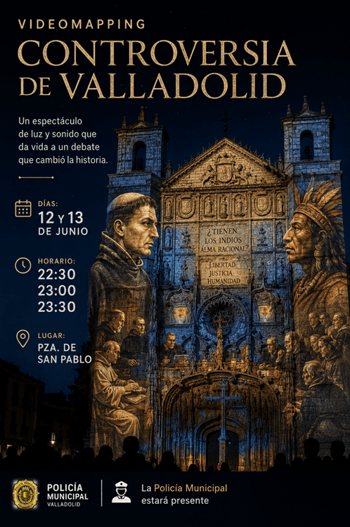 Imagen de VideoMapping Monumental - La controversia de Valladolid.